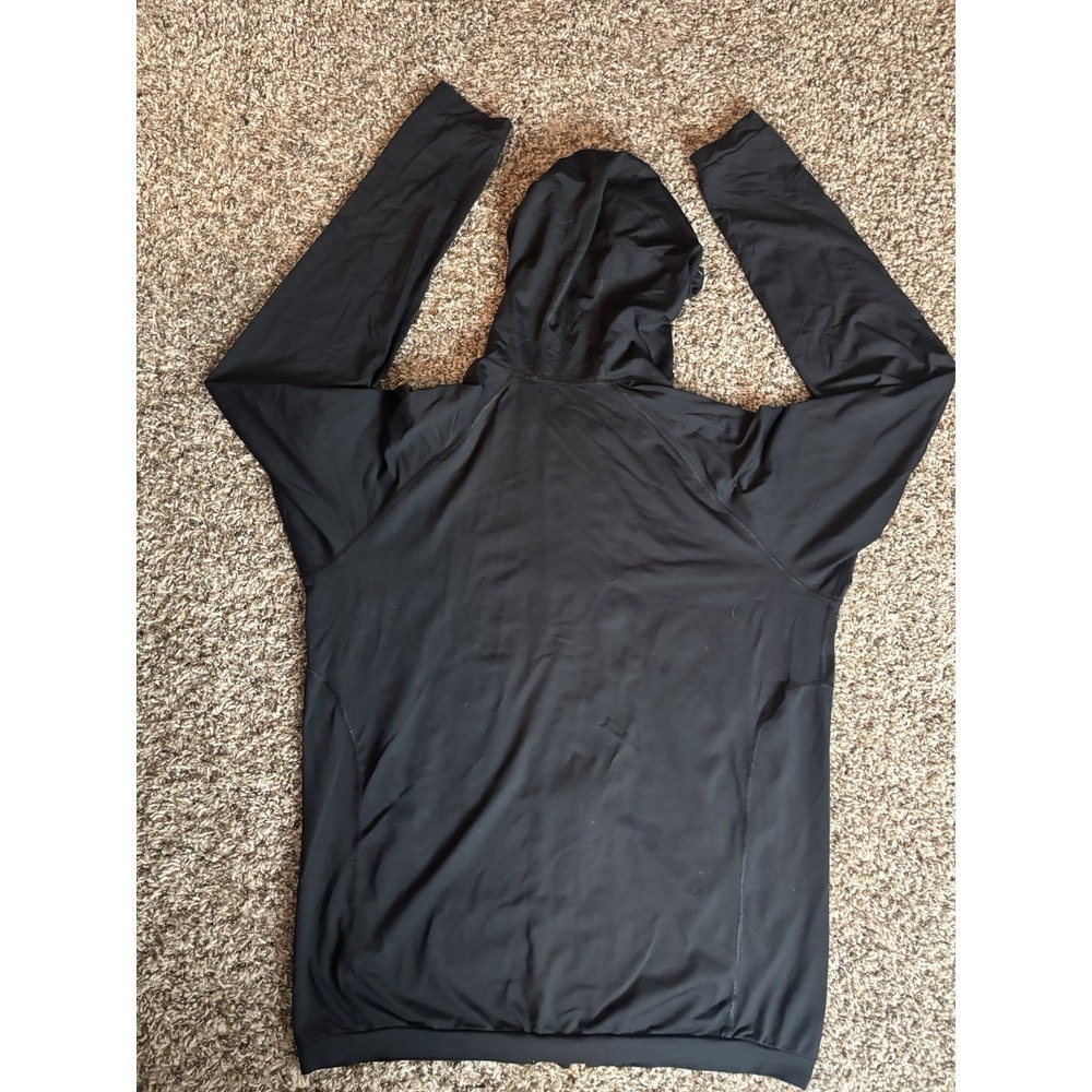 Asics Full Zip Women's Black Long Sleeve Running Hooded Jacket Size 2XL - Picture 6 of 6
